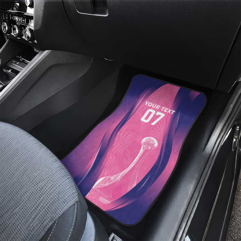 Afro-Barbadians Cricket Custom Car Mats Royal Champions - Tropical Vibes - African Pride