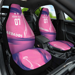 Afro-Barbadians Cricket Custom Car Seat Cover Royal Champions - Tropical Vibes - African Pride
