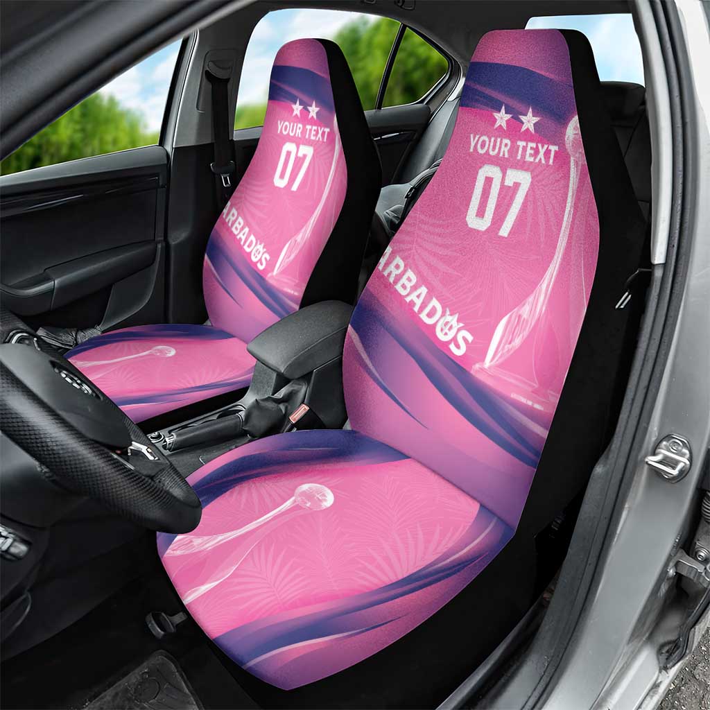 Afro-Barbadians Cricket Custom Car Seat Cover Royal Champions - Tropical Vibes - African Pride