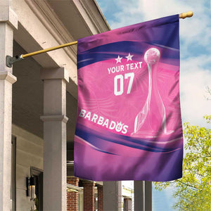 Afro-Barbadians Cricket Custom Garden Flag Royal Champions - Tropical Vibes - African Pride