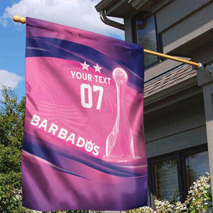 Afro-Barbadians Cricket Custom Garden Flag Royal Champions - Tropical Vibes - African Pride