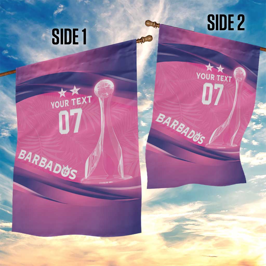 Afro-Barbadians Cricket Custom Garden Flag Royal Champions - Tropical Vibes - African Pride