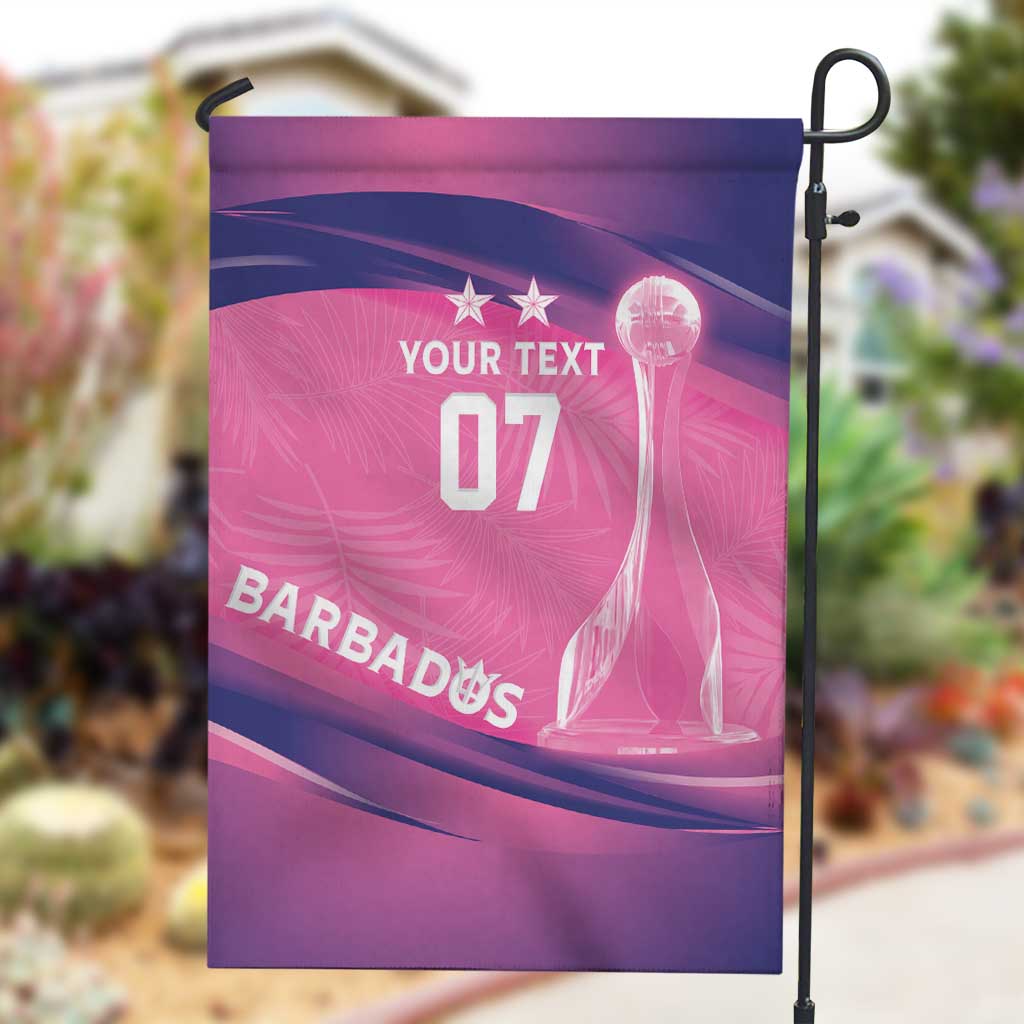 Afro-Barbadians Cricket Custom Garden Flag Royal Champions - Tropical Vibes - African Pride