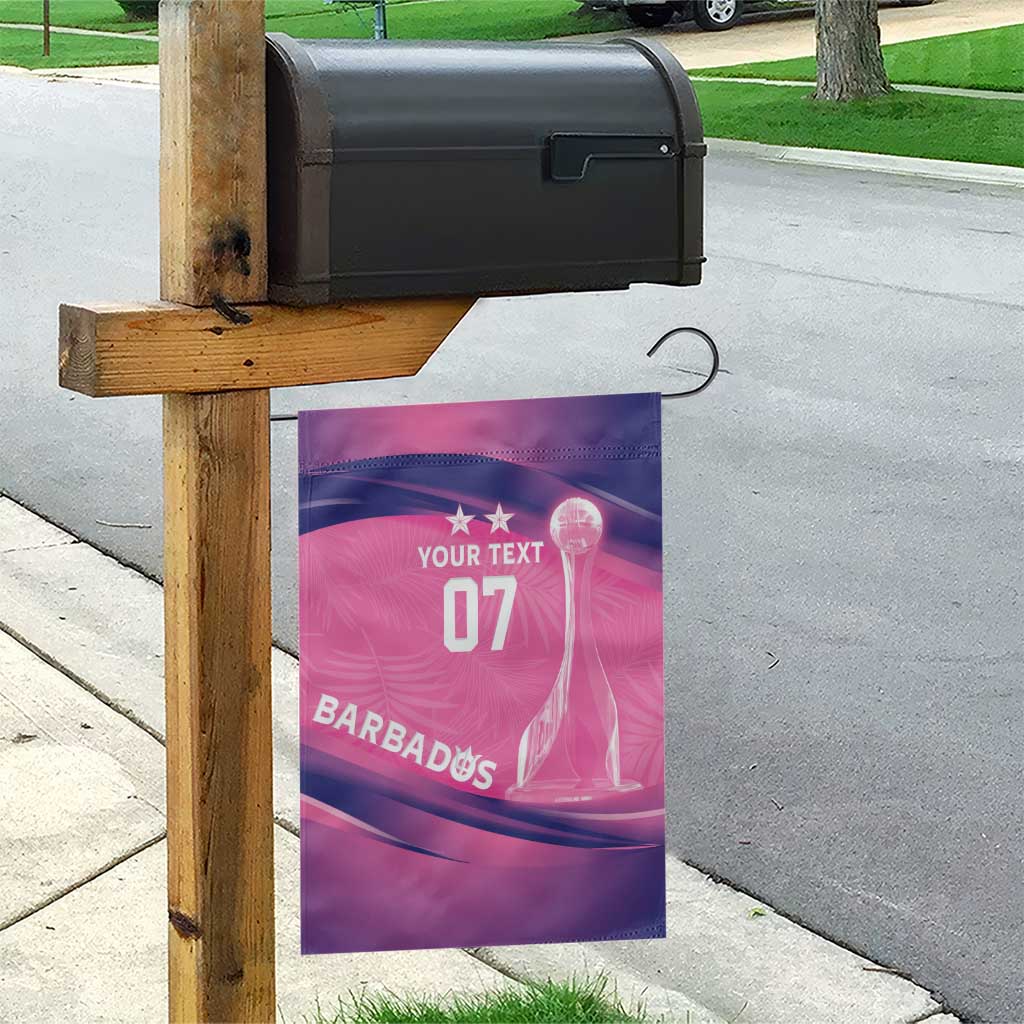 Afro-Barbadians Cricket Custom Garden Flag Royal Champions - Tropical Vibes - African Pride