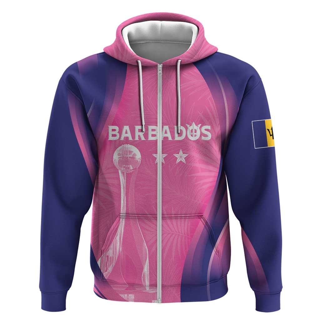 Afro-Barbadians Cricket Custom Hoodie Royal Champions - Tropical Vibes - African Pride
