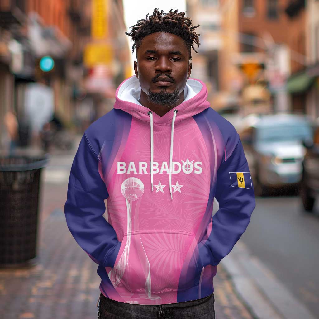 Afro-Barbadians Cricket Custom Hoodie Royal Champions - Tropical Vibes - African Pride