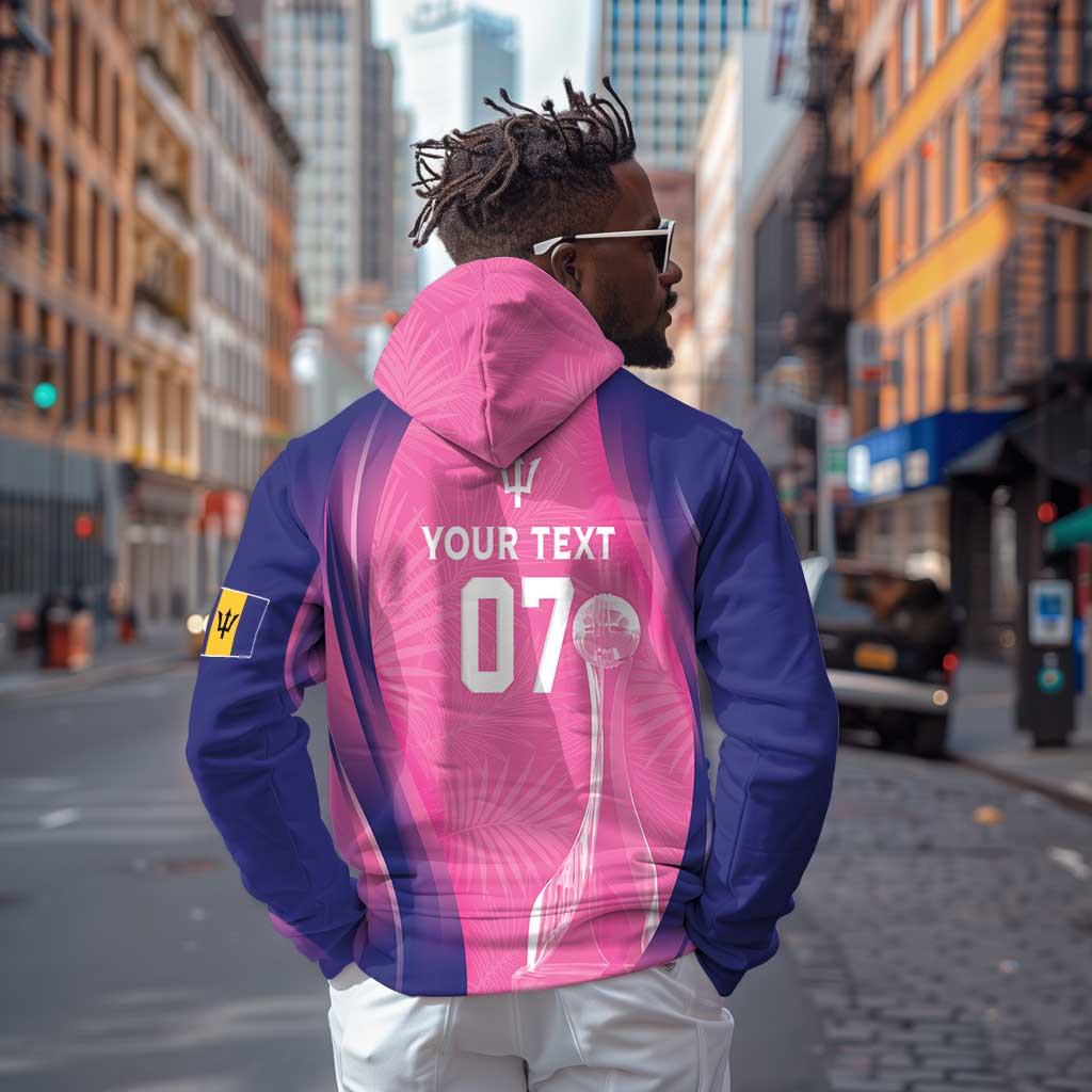 Afro-Barbadians Cricket Custom Hoodie Royal Champions - Tropical Vibes - African Pride