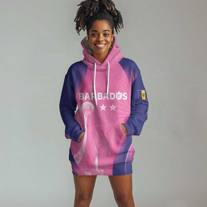 Afro-Barbadians Cricket Custom Hoodie Dress Royal Champions - Tropical Vibes - African Pride