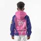 Afro-Barbadians Cricket Custom Kid Hoodie Royal Champions - Tropical Vibes - African Pride