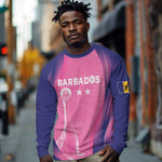 Afro-Barbadians Cricket Custom Long Sleeve Shirt Royal Champions - Tropical Vibes - African Pride