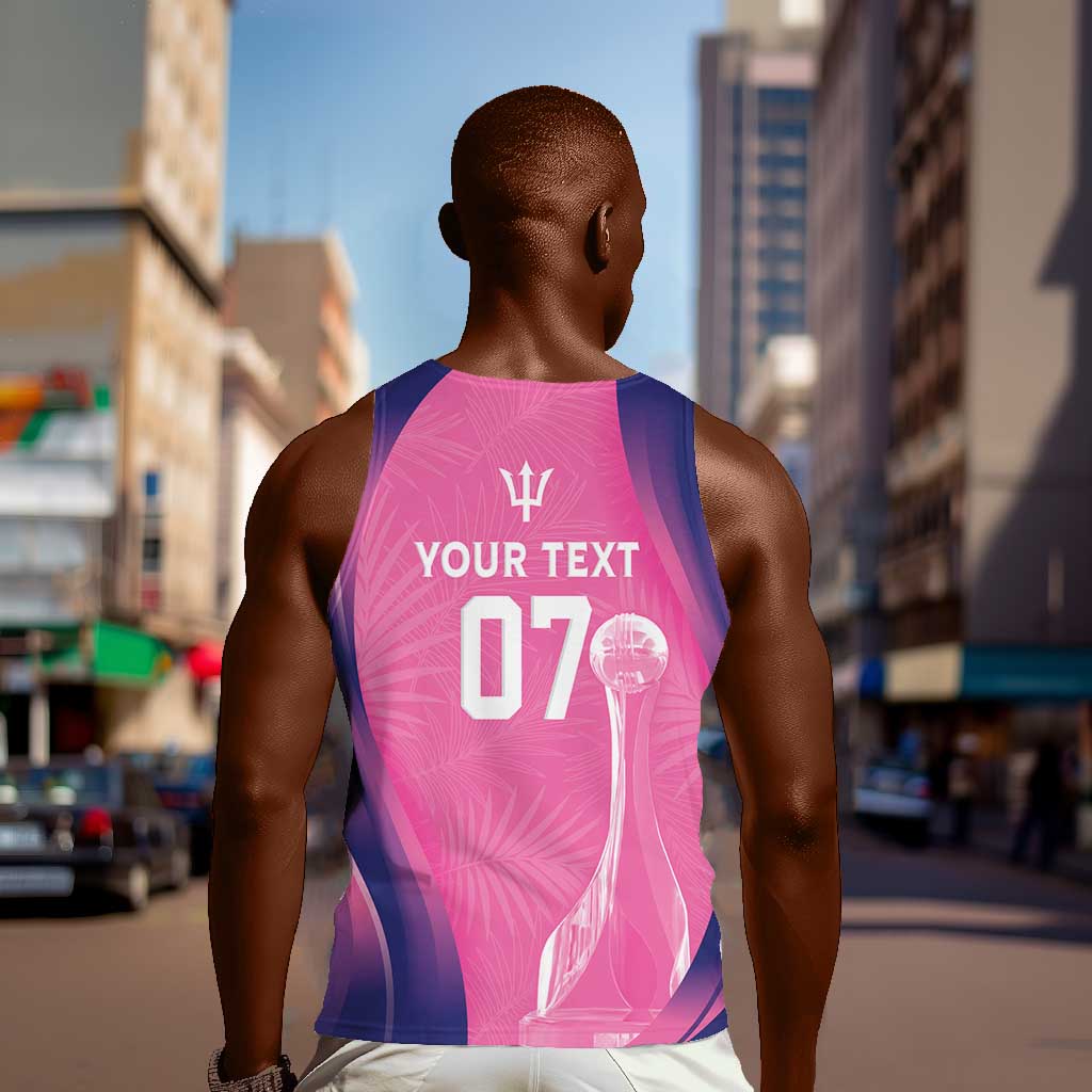 Afro-Barbadians Cricket Custom Men Tank Top Royal Champions - Tropical Vibes - African Pride