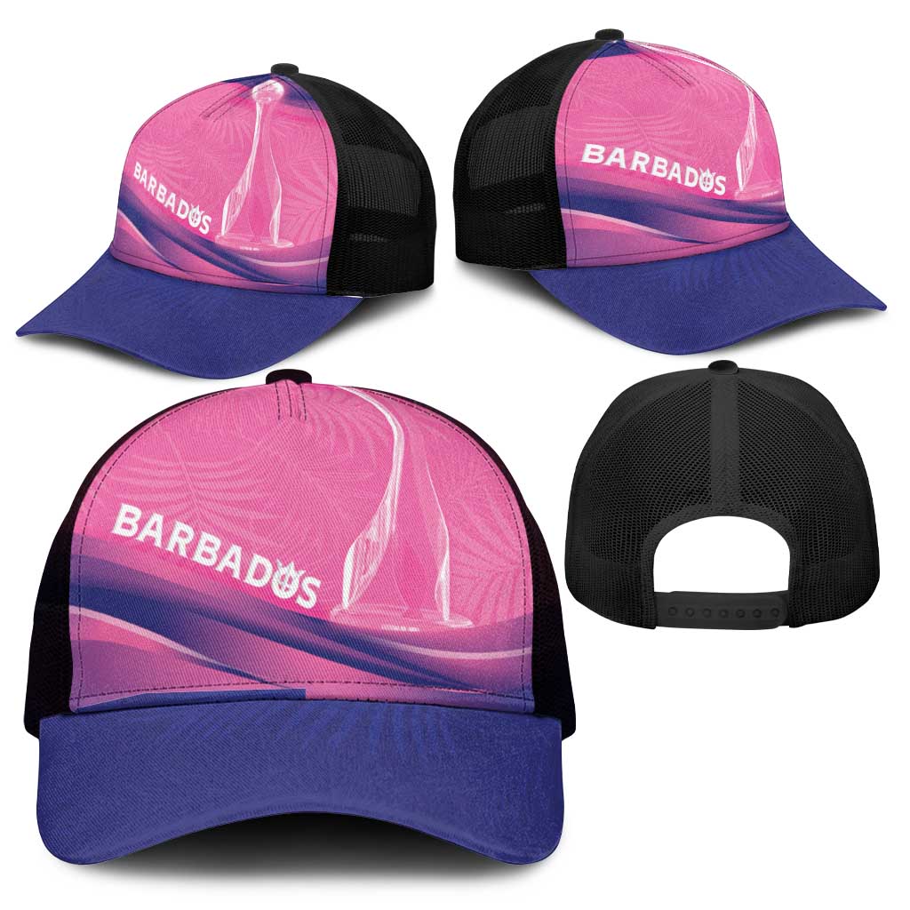Barbados Cricket Mesh Trucker Cap Royal Champions - Tropical Vibes - African Pride
