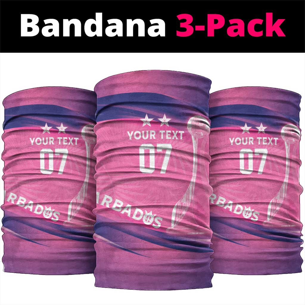 Afro-Barbadians Cricket Custom Neck Gaiter Royal Champions - Tropical Vibes - African Pride