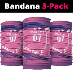 Afro-Barbadians Cricket Custom Neck Gaiter Royal Champions - Tropical Vibes - African Pride