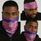 Afro-Barbadians Cricket Custom Neck Gaiter Royal Champions - Tropical Vibes - African Pride