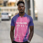 Afro-Barbadians Cricket Custom Polo Shirt Royal Champions - Tropical Vibes - African Pride