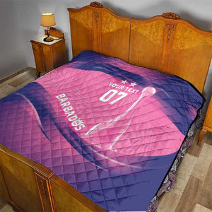 Afro-Barbadians Cricket Custom Quilt Royal Champions - Tropical Vibes - African Pride