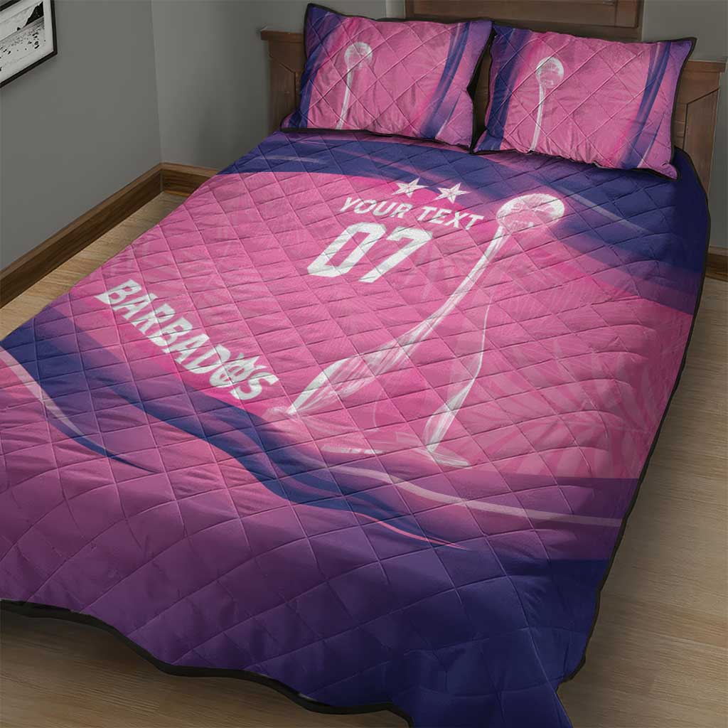 Afro-Barbadians Cricket Custom Quilt Bed Set Royal Champions - Tropical Vibes - African Pride