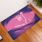 Afro-Barbadians Cricket Custom Rubber Doormat Royal Champions - Tropical Vibes - African Pride