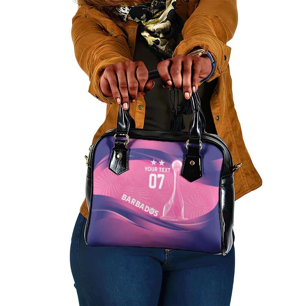 Afro-Barbadians Cricket Custom Shoulder Handbag Royal Champions - Tropical Vibes - African Pride