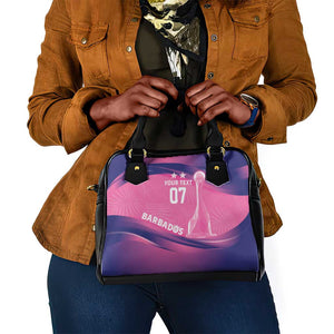 Afro-Barbadians Cricket Custom Shoulder Handbag Royal Champions - Tropical Vibes - African Pride