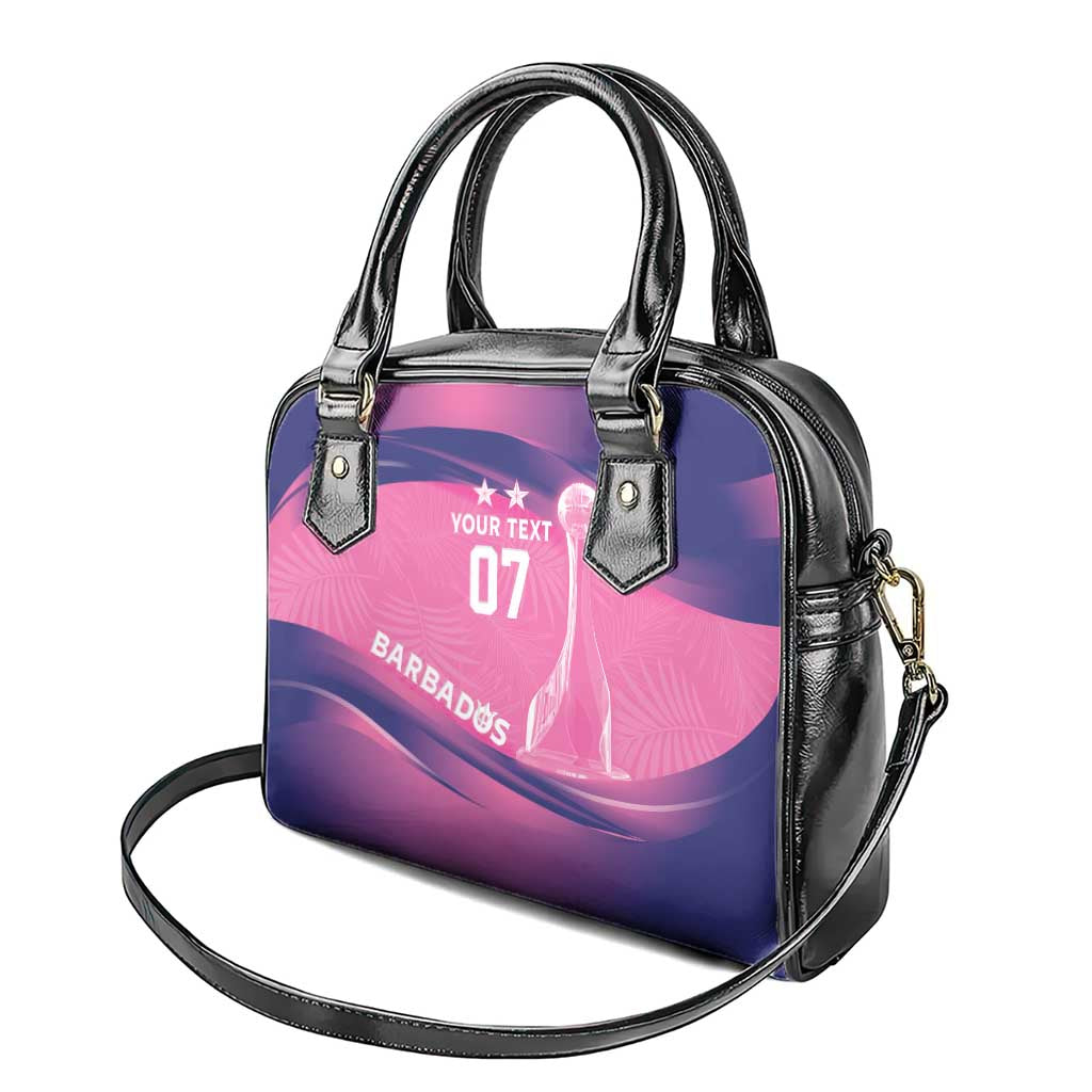 Afro-Barbadians Cricket Custom Shoulder Handbag Royal Champions - Tropical Vibes - African Pride