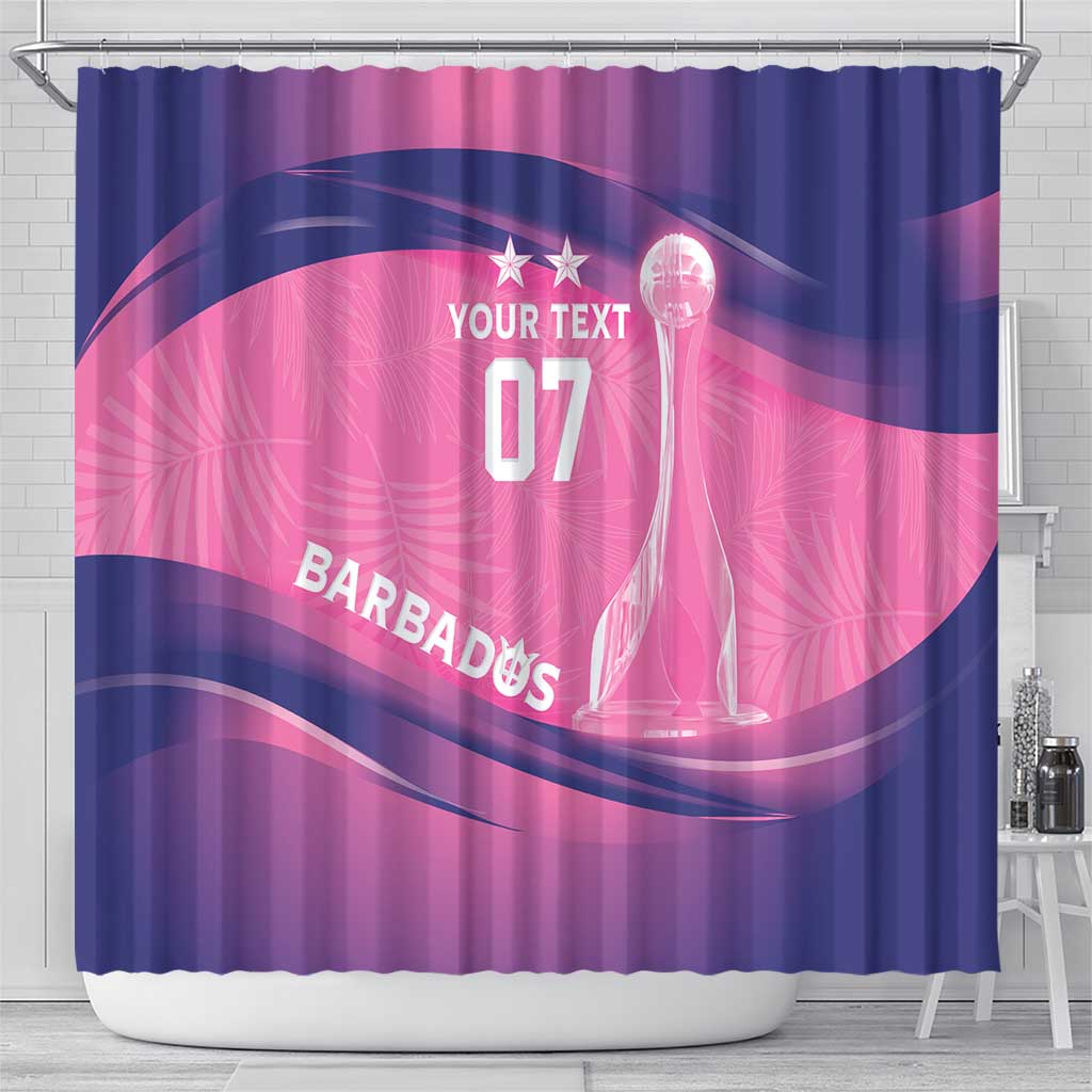 Afro-Barbadians Cricket Custom Shower Curtain Royal Champions - Tropical Vibes - African Pride