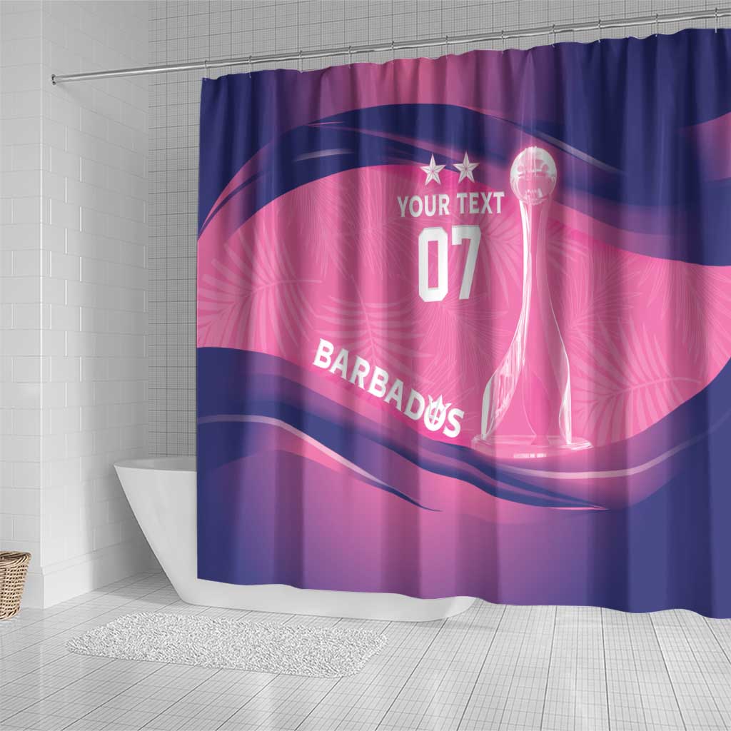 Afro-Barbadians Cricket Custom Shower Curtain Royal Champions - Tropical Vibes - African Pride