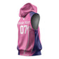 Afro-Barbadians Cricket Custom Sleeveless Hoodie Royal Champions - Tropical Vibes - African Pride