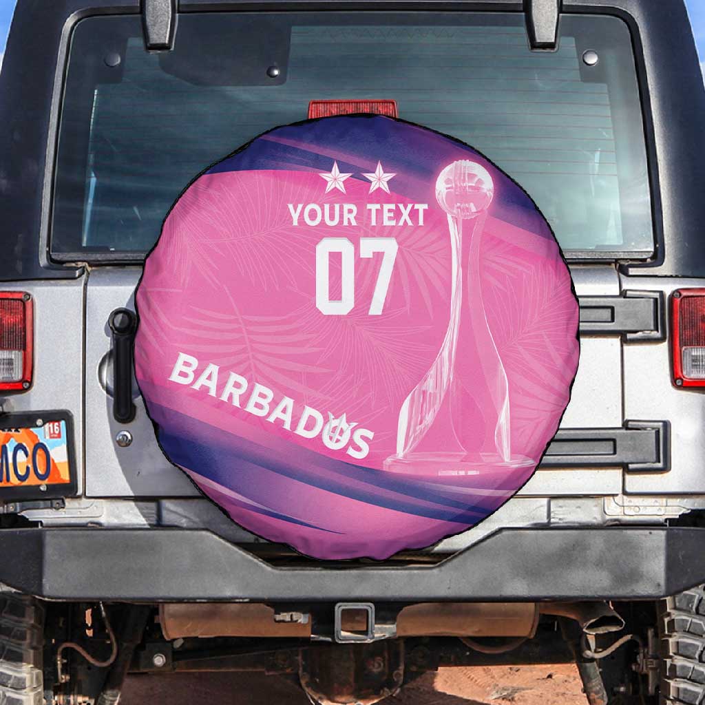Afro-Barbadians Cricket Custom Spare Tire Cover Royal Champions - Tropical Vibes - African Pride