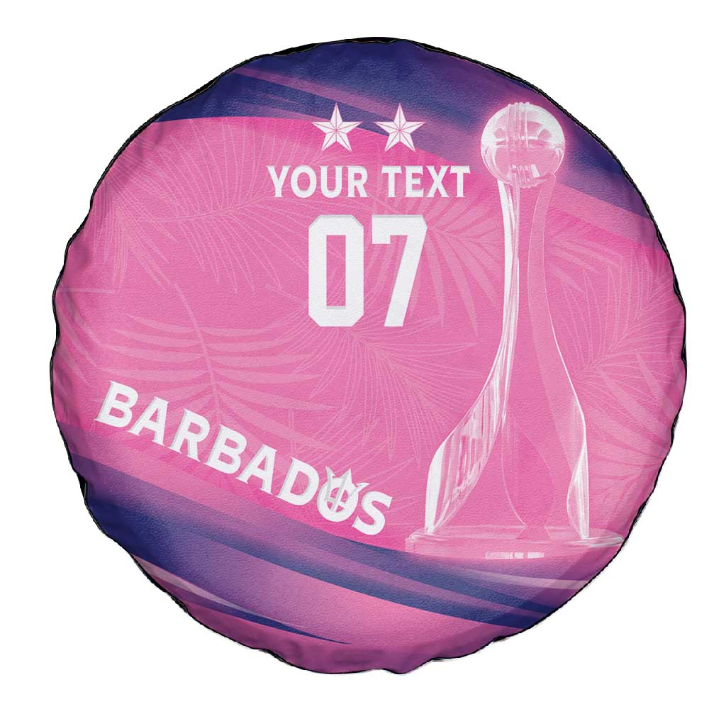 Afro-Barbadians Cricket Custom Spare Tire Cover Royal Champions - Tropical Vibes - African Pride