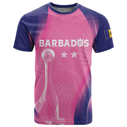 Afro-Barbadians Cricket Custom T shirt Royal Champions - Tropical Vibes - African Pride