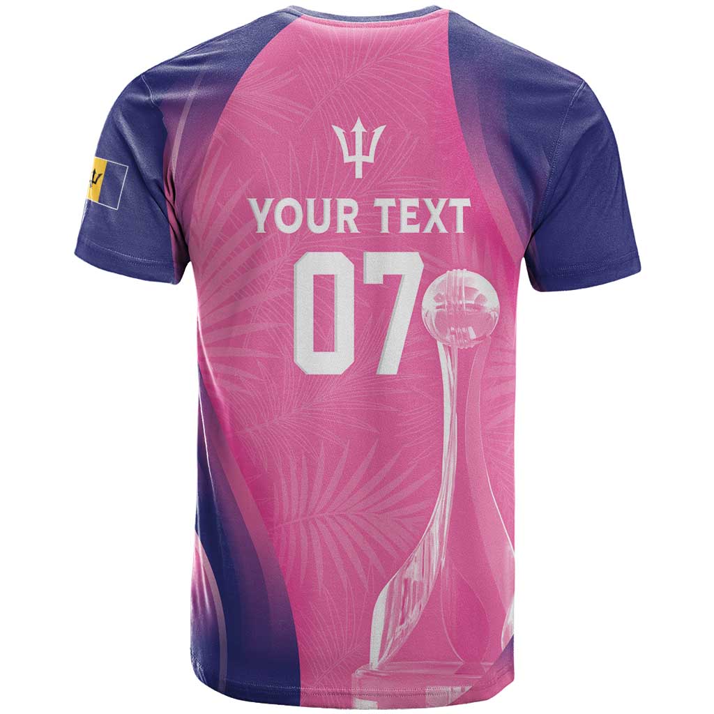 Afro-Barbadians Cricket Custom T shirt Royal Champions - Tropical Vibes - African Pride