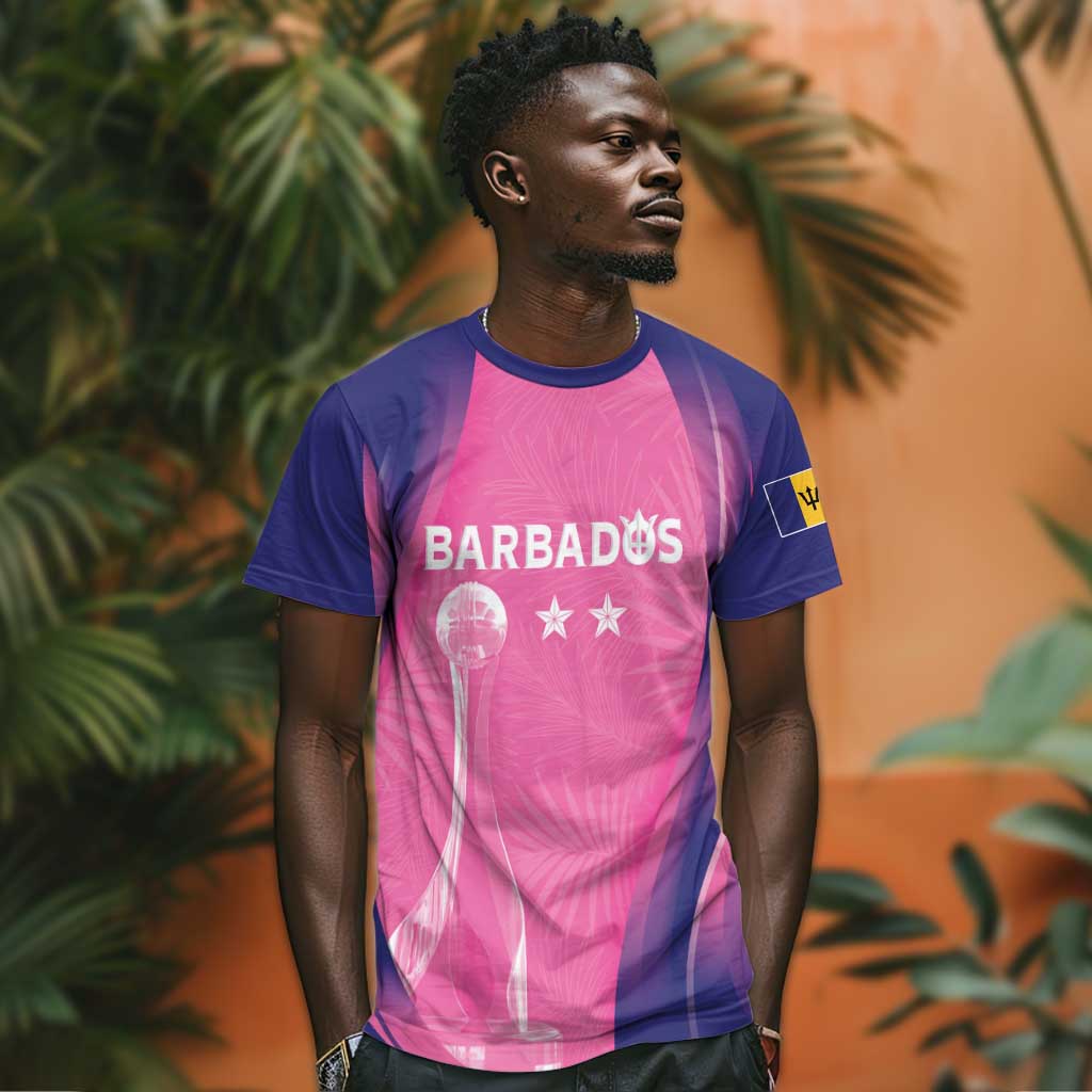 Afro-Barbadians Cricket Custom T shirt Royal Champions - Tropical Vibes - African Pride