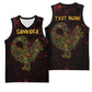 Afro-American Culture Basketball Jersey Adinkra Sankofa Bird - Cosmic Red - African Pride