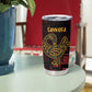Afro-American Culture Tumbler Cup Adinkra Sankofa Bird - Cosmic Red