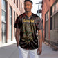 Afro-American Culture Baseball Jersey Adinkra Sankofa Heart - Cosmic Red