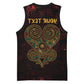 Afro-American Culture Basketball Jersey Adinkra Sankofa Heart - Cosmic Red - African Pride