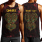 Afro-American Culture Men Tank Top Adinkra Sankofa Heart - Cosmic Red