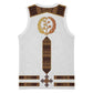 Eritrea Basketball Jersey Tilet Habesha Style - White - African Pride
