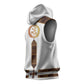 Eritrea Sleeveless Hoodie Tilet Habesha Style - White - African Pride