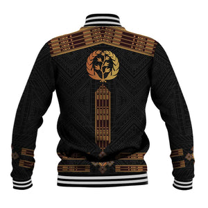 Eritrea Baseball Jacket Tilet Habesha Style - Black LT7