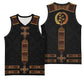 Eritrea Basketball Jersey Tilet Habesha Style - Black - African Pride
