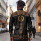 Eritrea Long Sleeve Button Shirt Tilet Habesha Style - Black