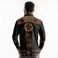 Eritrea Long Sleeve Polo Shirt Tilet Habesha Style - Black