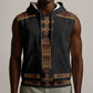 Eritrea Sleeveless Hoodie Tilet Habesha Style - Black - African Pride