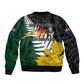 Personalised New Zealand Vs South Africa Rugby Bomber Jacket Rivals - Tribal Style