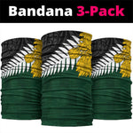 New Zealand Vs South Africa Rugby Neck Gaiter Rivals - Tribal Style - African Pride