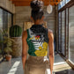 Personalised New Zealand Vs South Africa Rugby Women Sleeveless Polo Shirt Rivals - Tribal Style