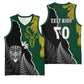 Personalised New Zealand Vs South Africa Rugby Basketball Jersey Rivals Dynamics - African Pride